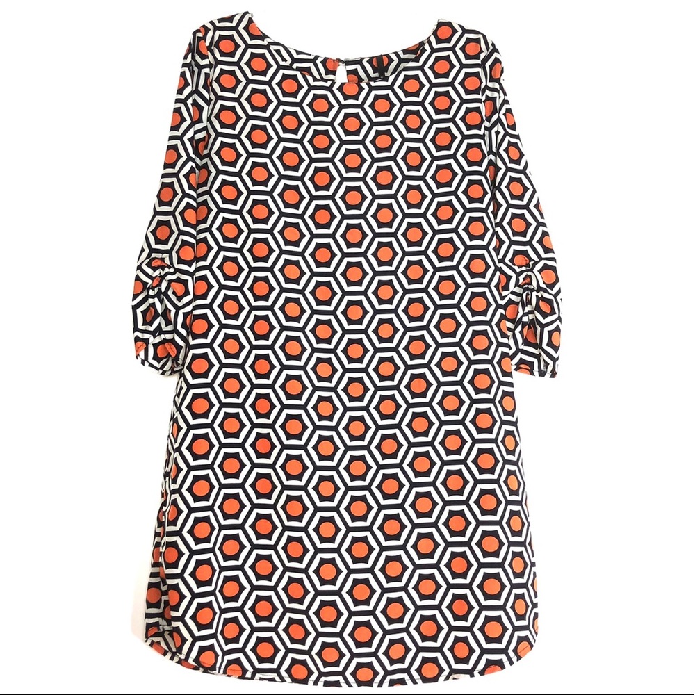 RETO COLOR BLOCK TUNIC DRESS